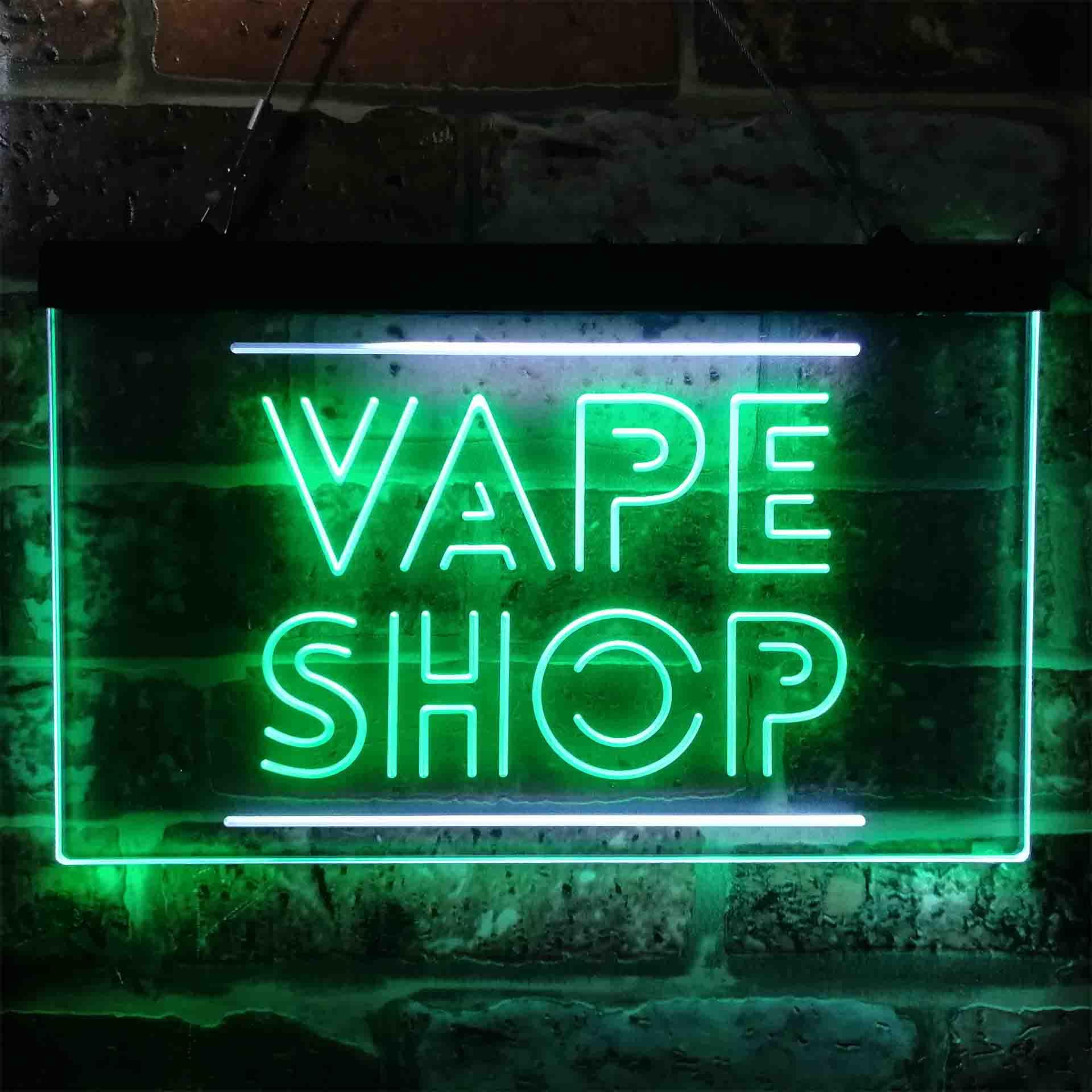 Vaping Shop - VAPE SHOP Dual Color Led Neon