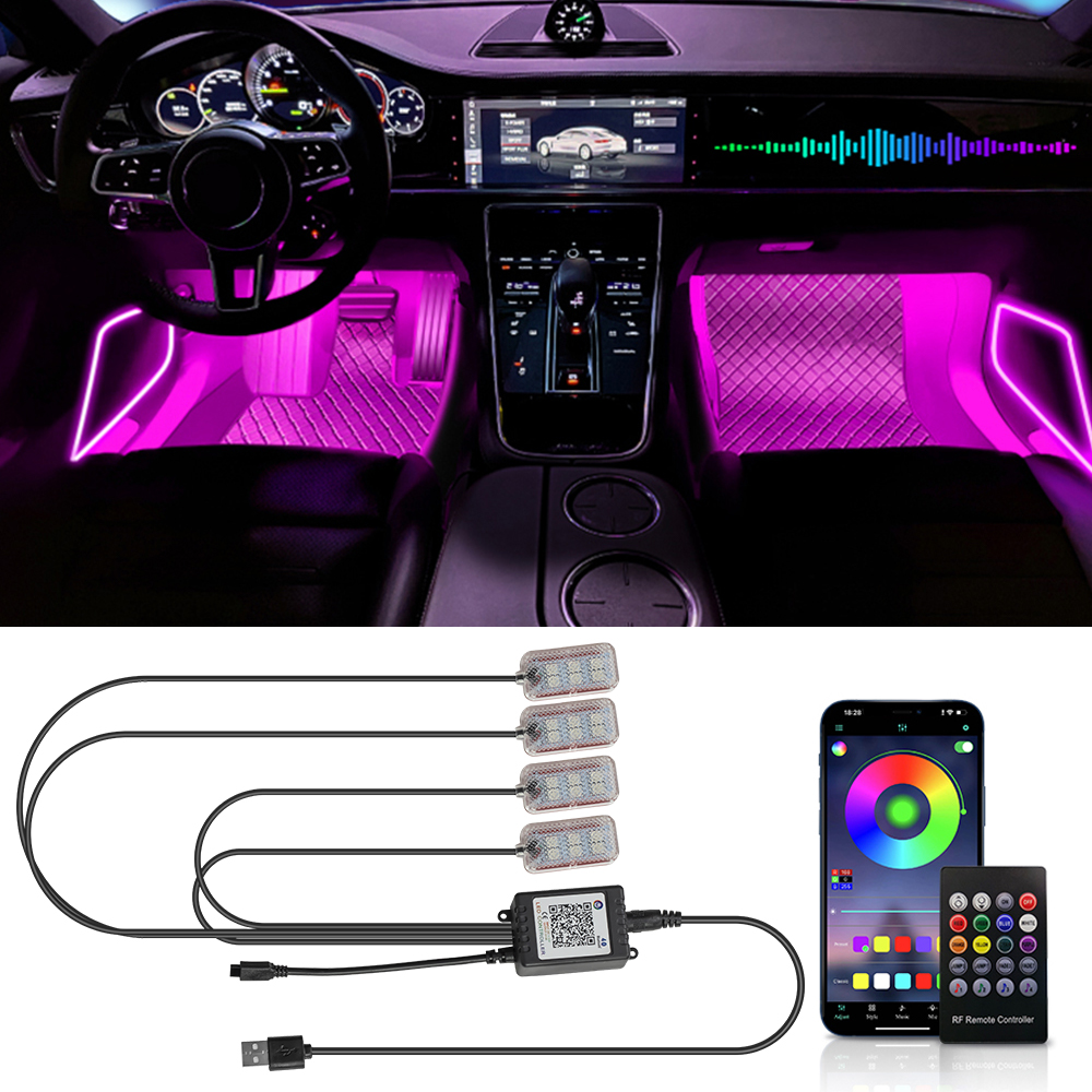 Vape Decoration - Car Led Foot Ambient With USB