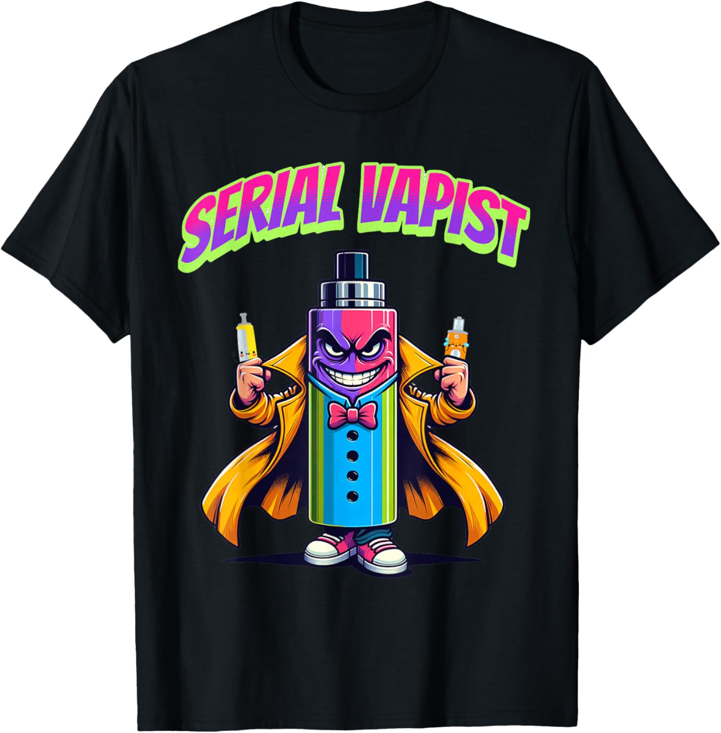 Vaping Shop - Serial Vapist Cartoon Vape Mod Character