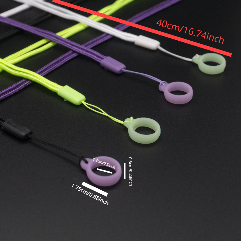 Vape Band Silicone - Multi-Color E-cigarette Lanyard,Vape Lanyard, Luminous Silicone