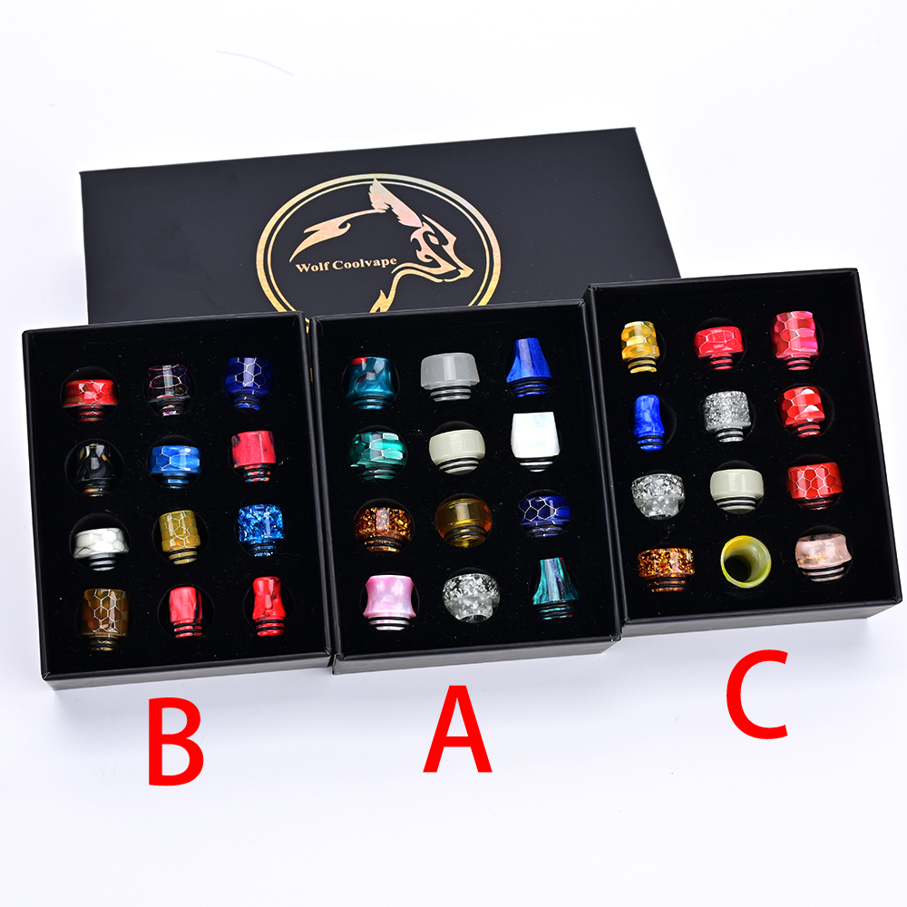 Drip Tip Resin - 12pcs 810 drip tip 510 drip