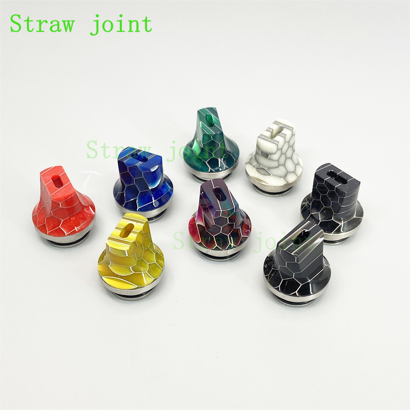 1pc 810 Flat Mouth Stainless S - Drip Tip Resin recension och pris
