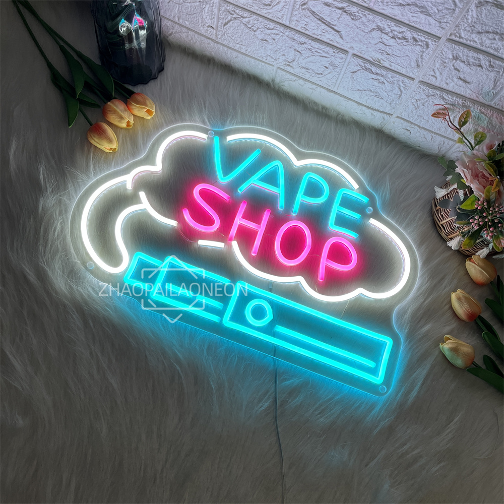 VAPE SHOP Led Neon Sign Wall R - Vaping Shop recension och pris