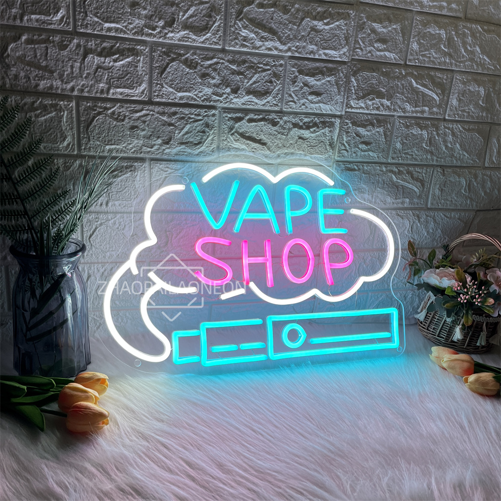 VAPE SHOP Led Neon Sign Wall R - Vaping Shop recension och pris