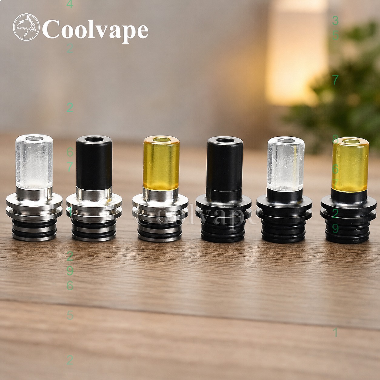 510 MTL Drip Tip Heat Resistan - Vaping Area recension och pris