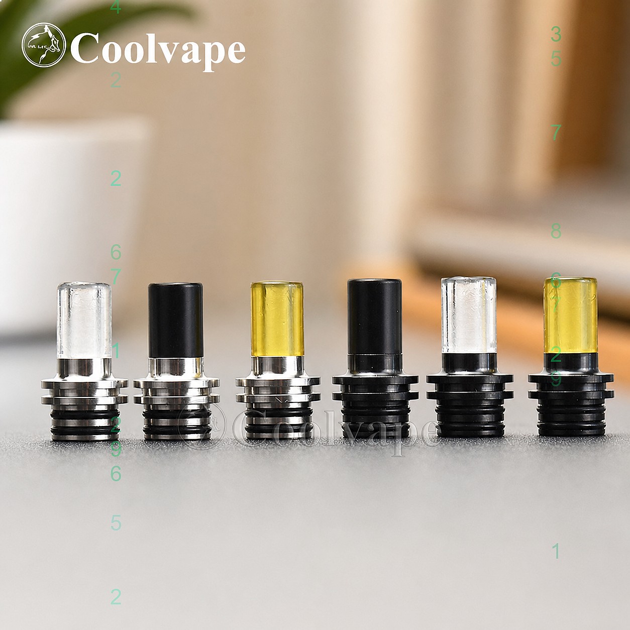 510 MTL Drip Tip Heat Resistan - Vaping Area recension och pris