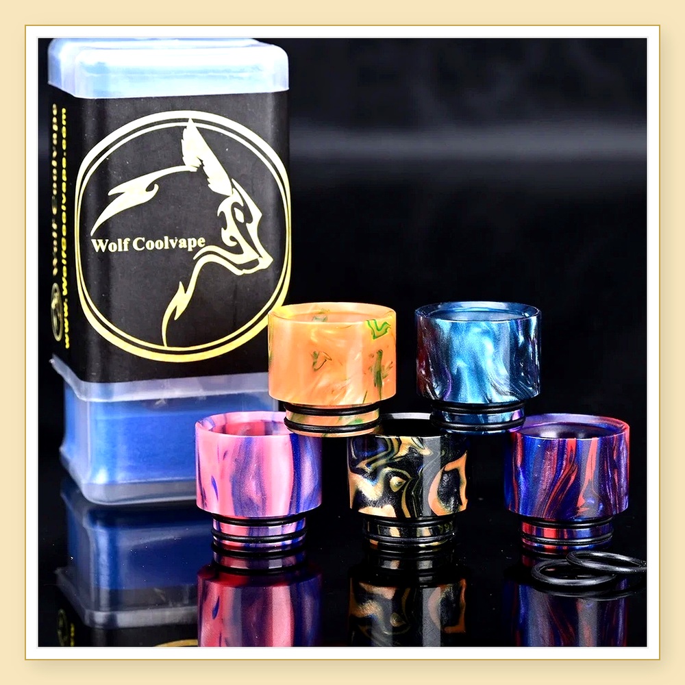 Wolfcoolvape 810 Drip Tips - S - Drip Tip Resin recension och pris
