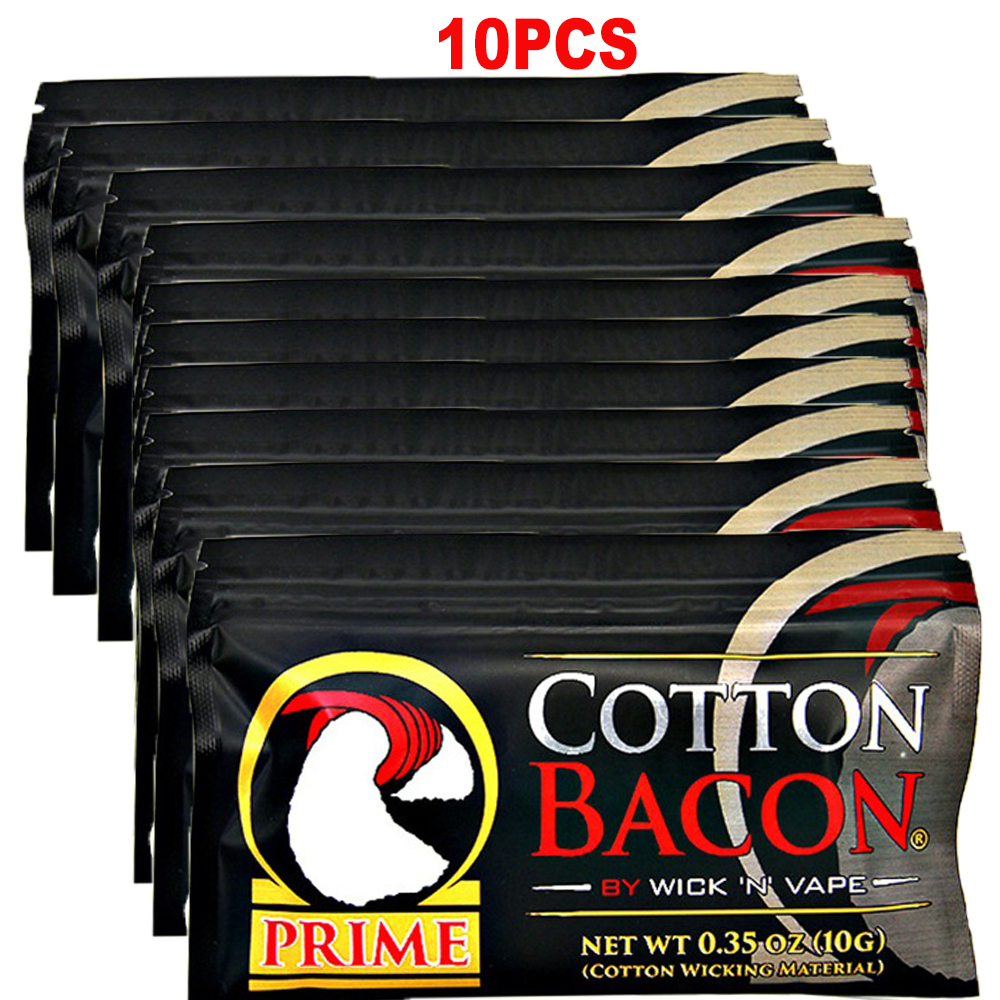 10Pack/5Pack Organic Cotton Ba - Drip Tip Resin recension och pris