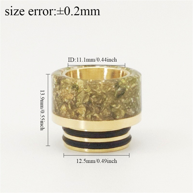1PC Large Bore 810 Drip Tip St - Drip Tip Resin recension och pris
