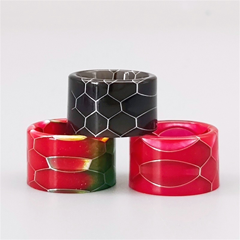 1PC Snake Skin Resin Push-in D - Drip Tip Resin recension och pris