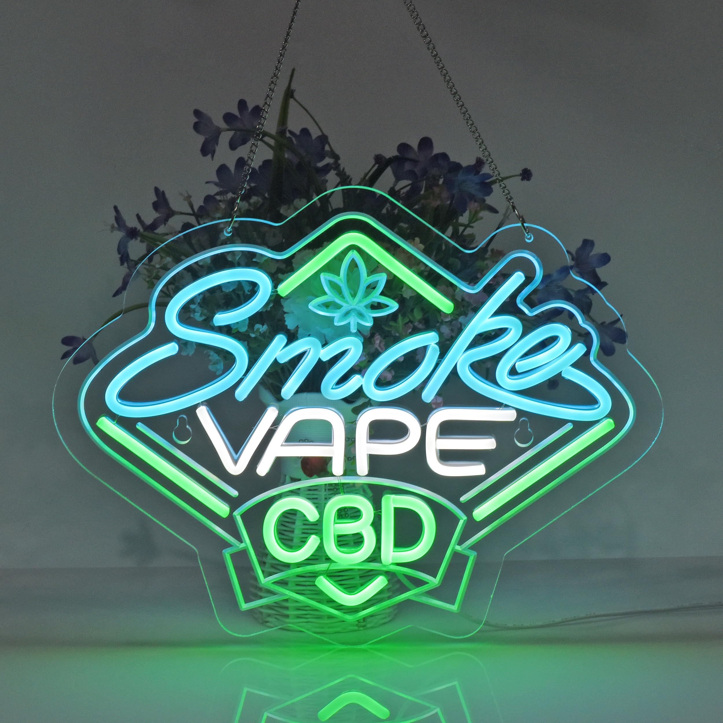 Smoke and Vape Shop Neon Sign  - Vaping Shop recension och pris