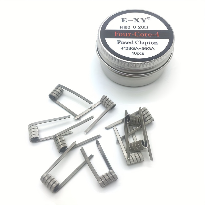 10pcs/box, Nichrome Fused Clap - Coil Building Kit recension och pris