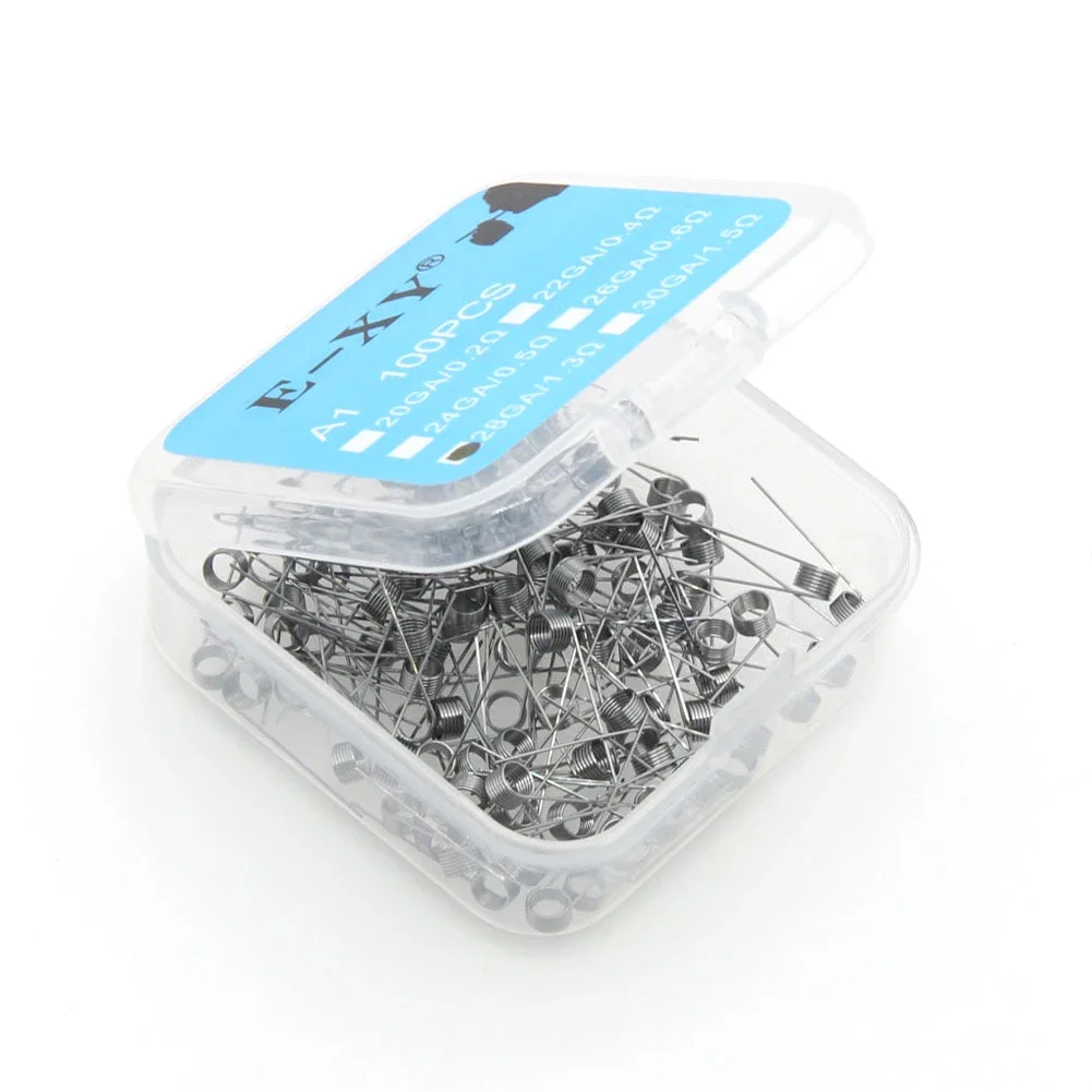 100PCS/BOX Prebuilt Coil Wire  - Coil Building Kit recension och pris