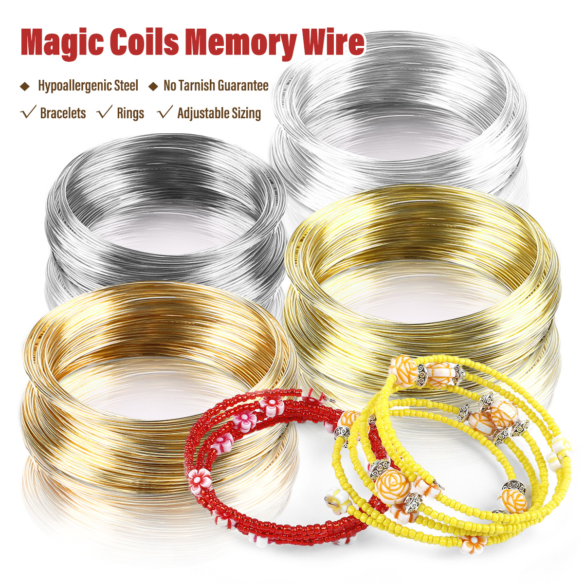 0.6mm Stainless Steel Memory W - Coil Building Kit recension och pris
