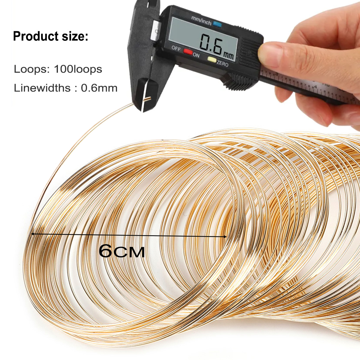 0.6mm Stainless Steel Memory W - Coil Building Kit recension och pris