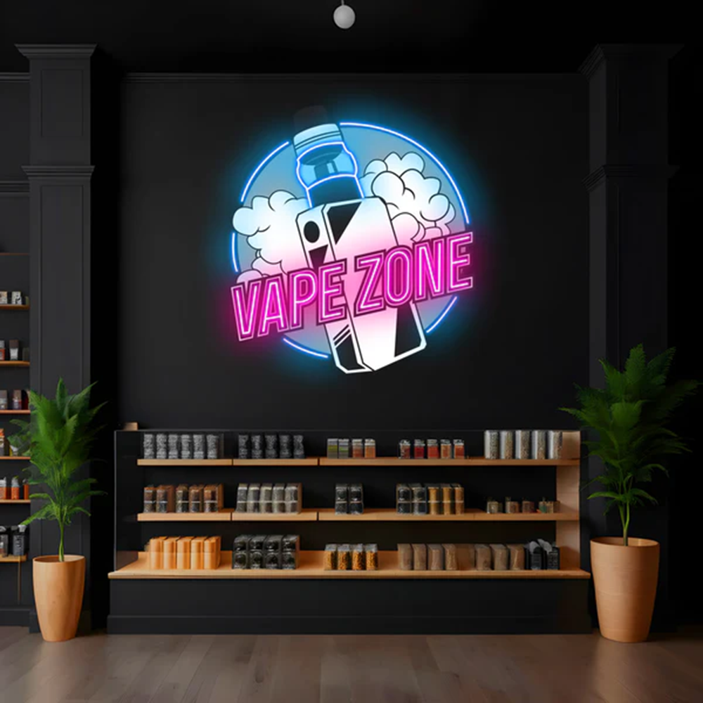 Cigarette Vape Neon Sign, Open - Vaping Shop recension och pris