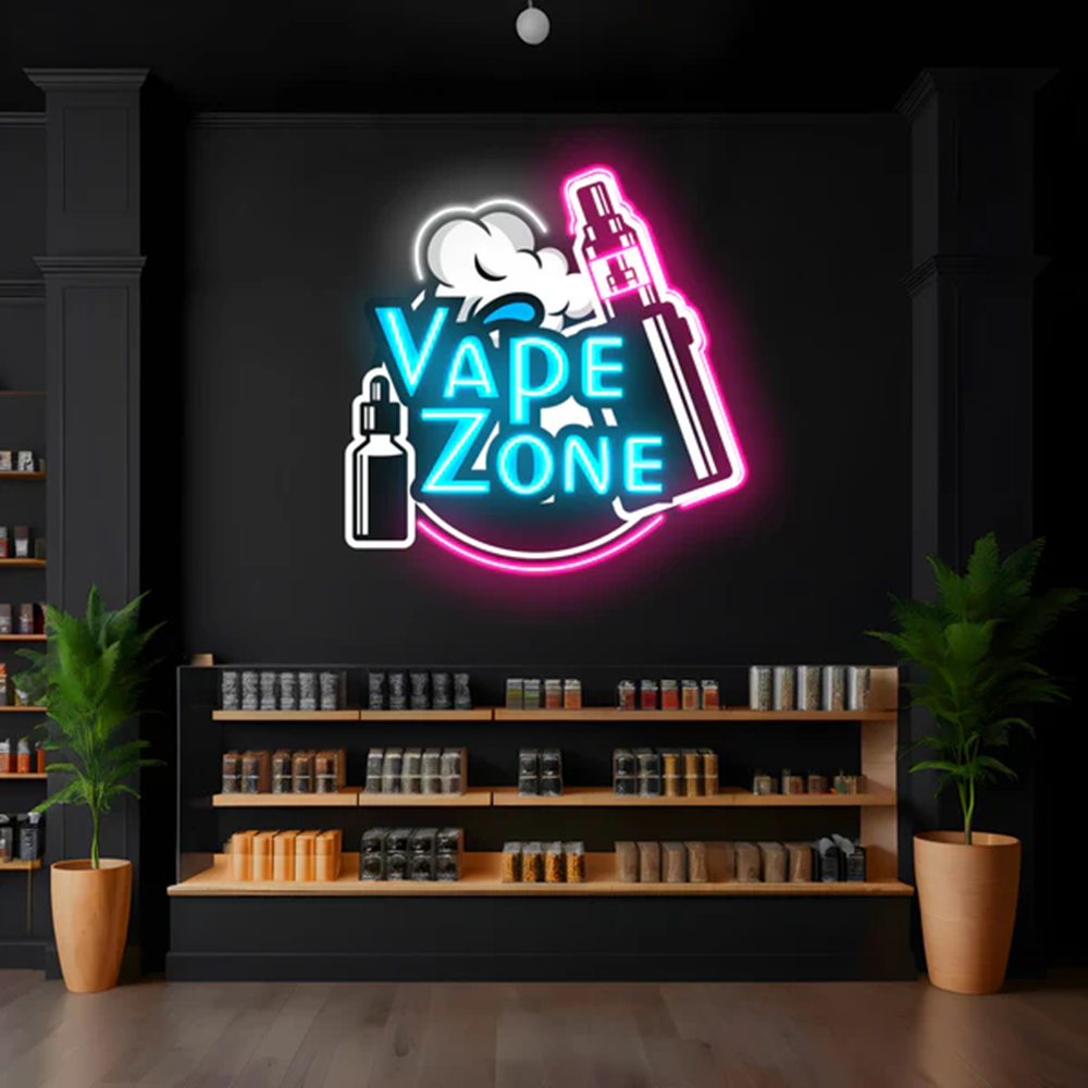 Cigarette Vape Neon Sign, Open - Vaping Shop recension och pris
