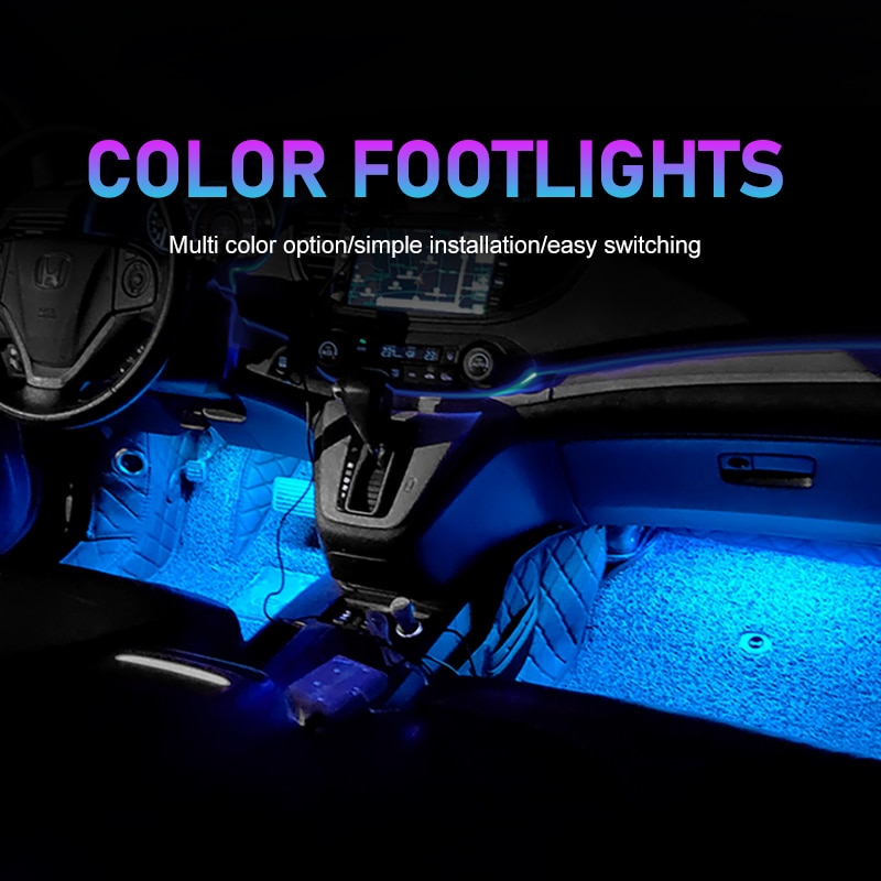 Car Neon Light Foot Light LED  - Vape Decoration recension och pris
