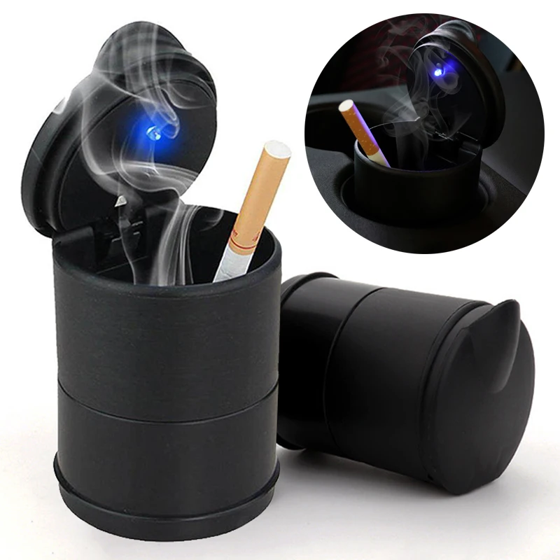 Portable Car LED Ashtray Unive - Vape Decoration recension och pris
