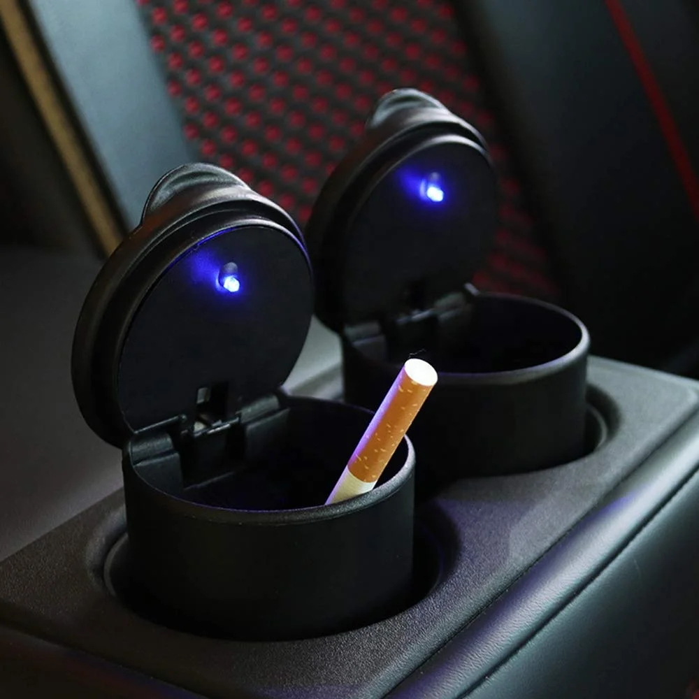 Portable Car LED Ashtray Unive - Vape Decoration recension och pris