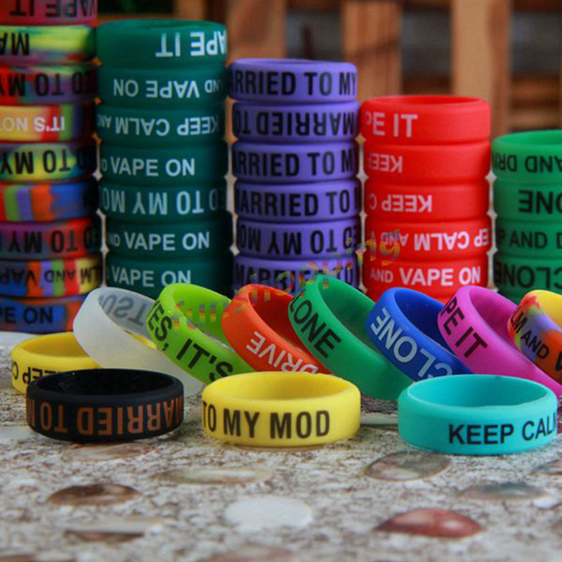 10 pcs / Lot Multi-color Anti- - Vape Band Silicone recension och pris