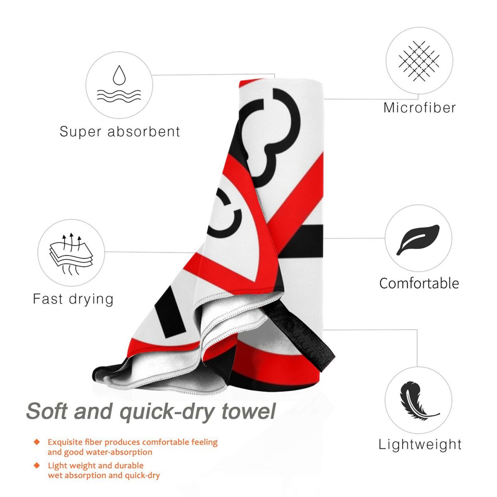 Towel No Smoking Sign 3150 Smo - Quick Vape recension och pris
