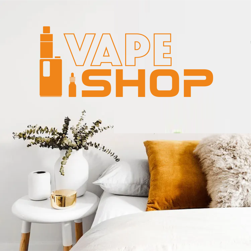 Vinyl Wall Decals Vape Shop Si - Vaping Shop recension och pris