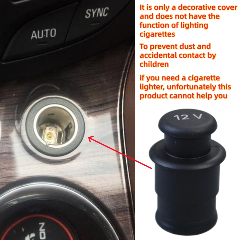 12V Car Cigarette Lighter Dust - Vape Decoration recension och pris