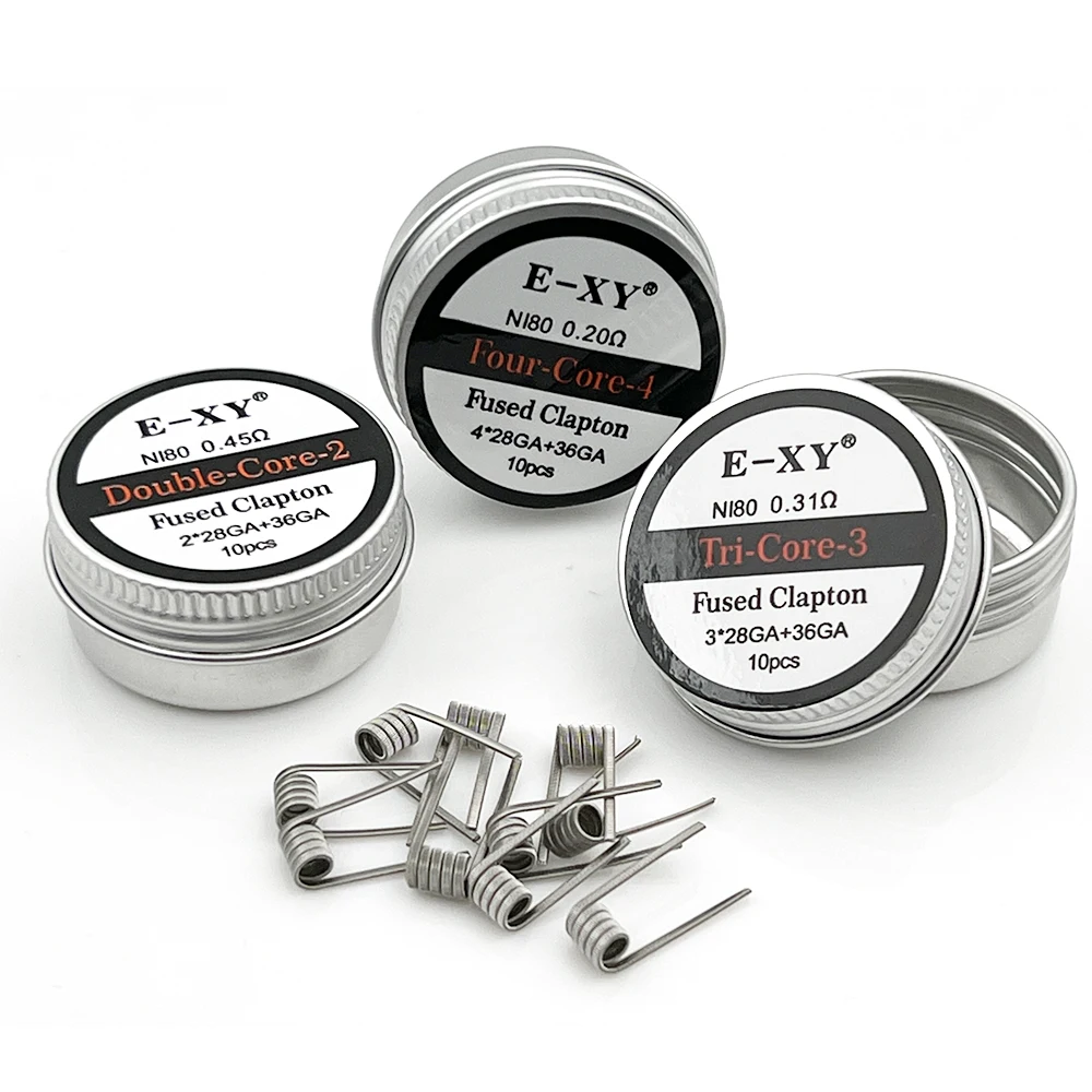 10pcs/box Ni80 Prebuilt Coil F - Coil Building Kit recension och pris