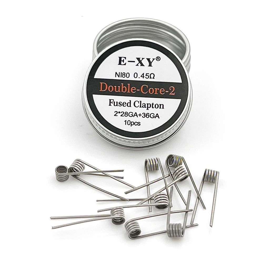 10pcs/box Ni80 Prebuilt Coil F - Coil Building Kit recension och pris