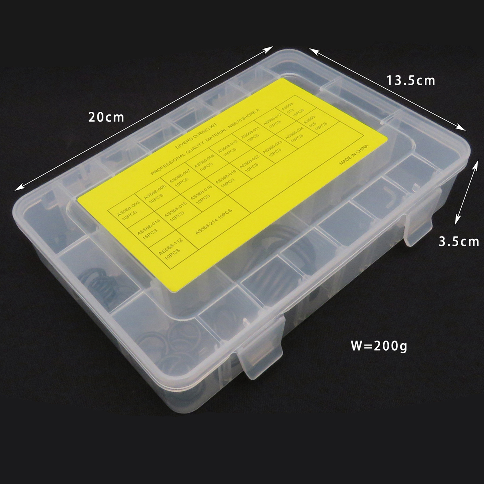 O Ring Sealing Gasket Set 200P - Tank O-Ring Seal recension och pris